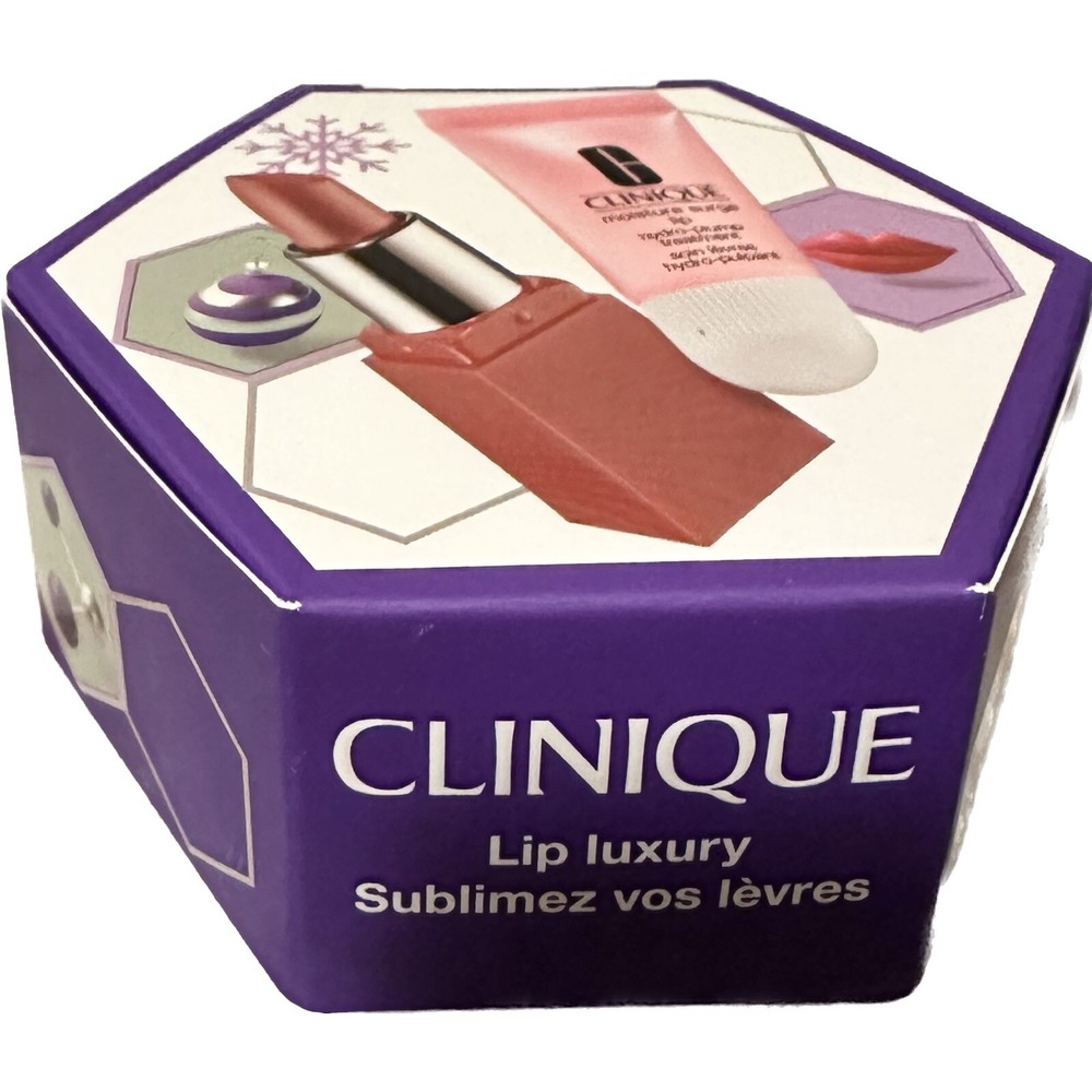 Clinique 2-Pc Lip Luxury Gift Set Travel Size.